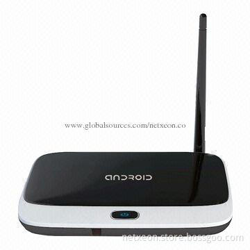 Android TV box, full HD media player 1,080p OS 4.2